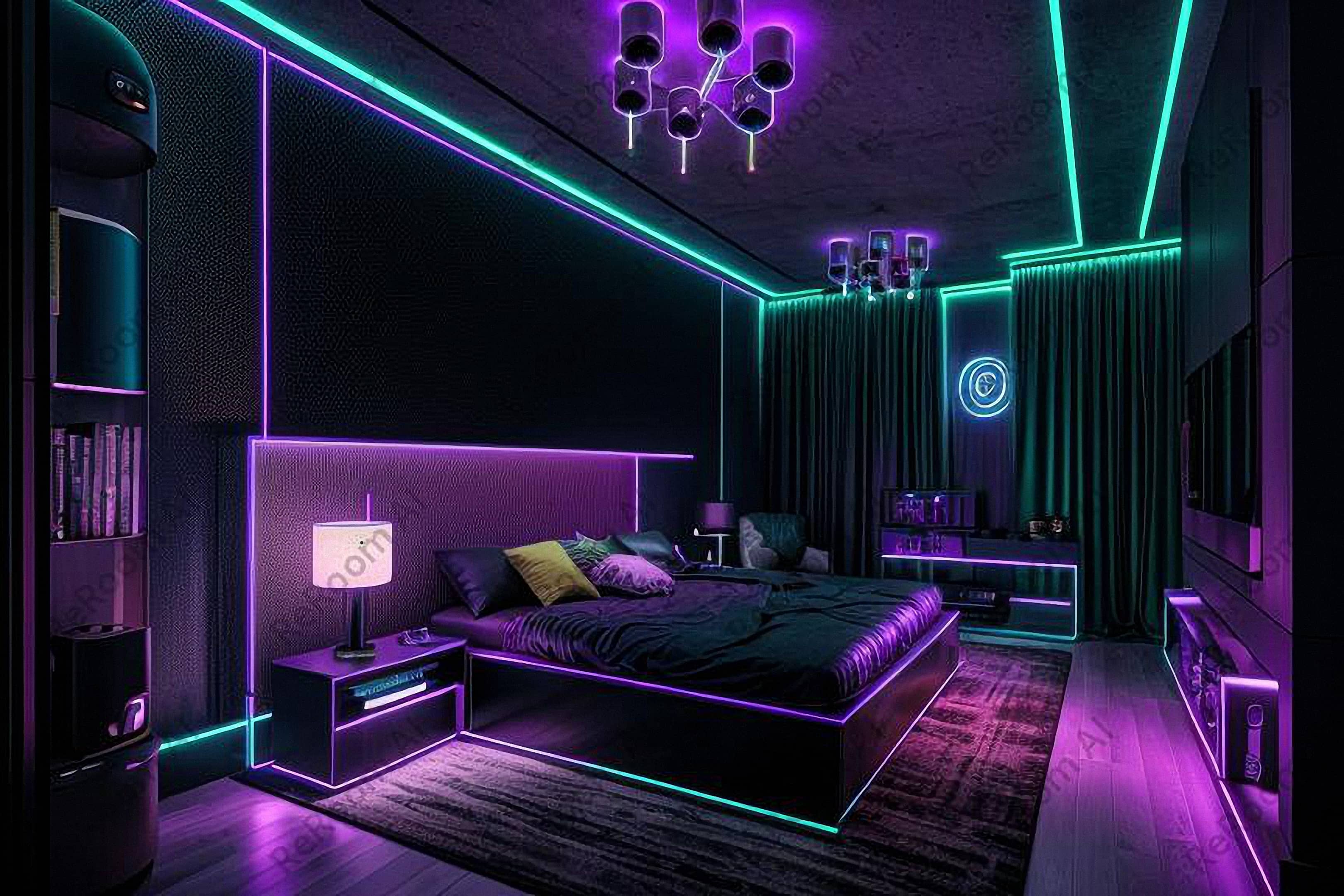 Варианты дизайна, предложенного нейросетью на основе исходного фото